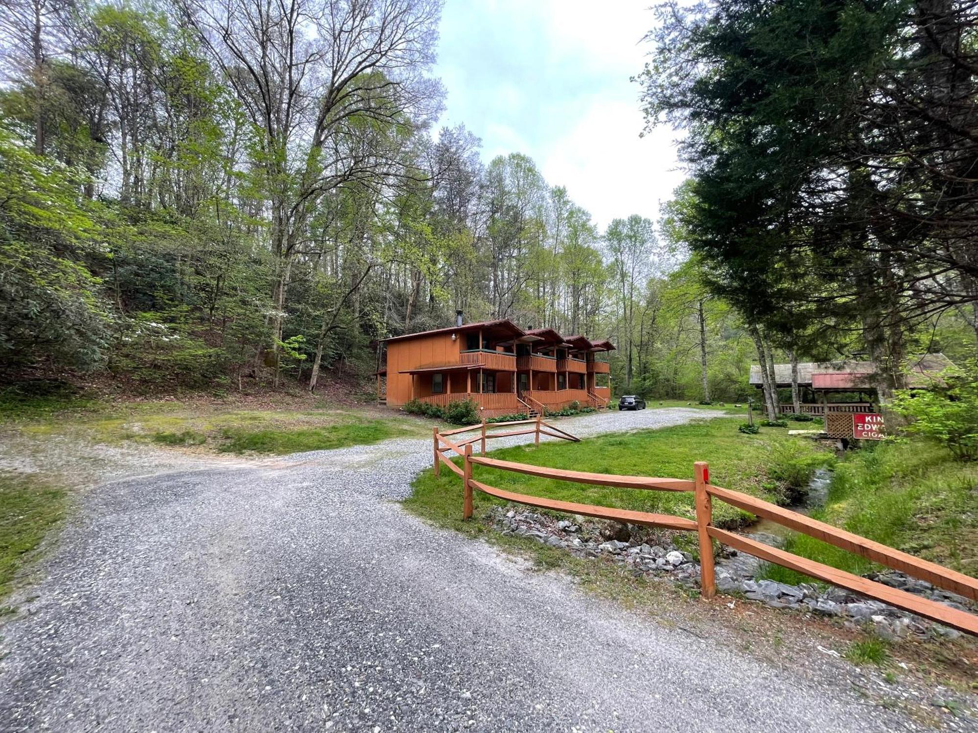 Amazing Cabin Fireplace And Stream #11 Helen Exteriör bild